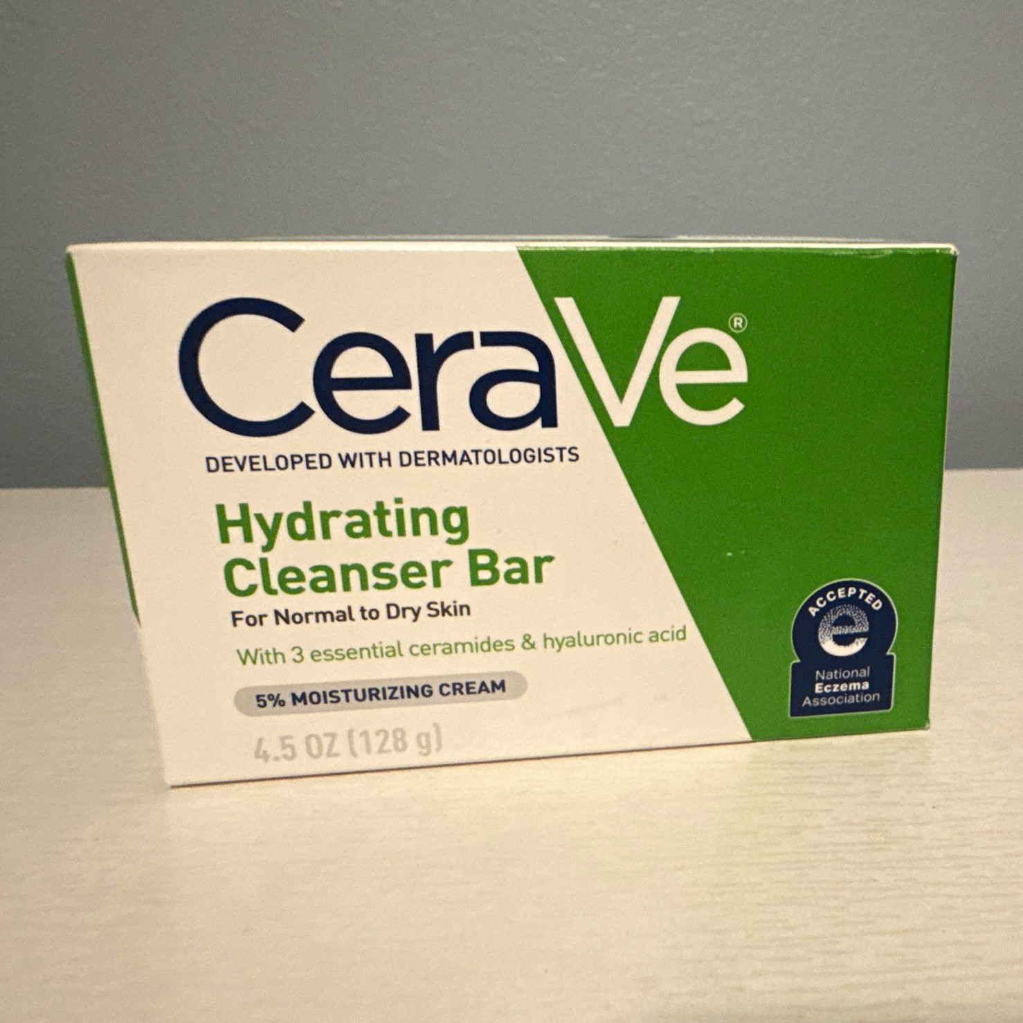 CeraVe Hydrating Cleanser Bar Hydrating Moisturizing Normal to Dry 4.5oz