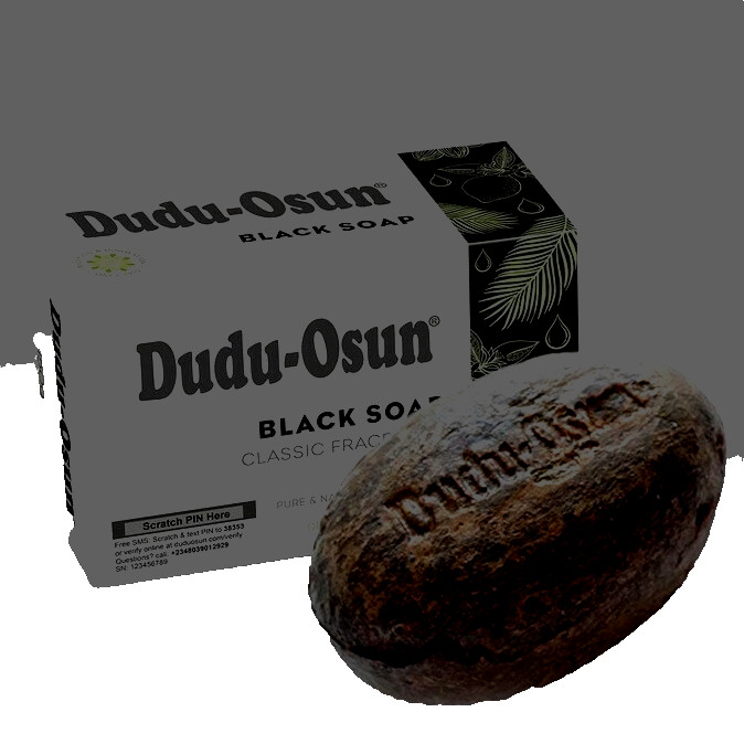 DUDU OSUN AFRICAN BLACK SOAP Tropical Natural Herbal Raw Bars 6(PACK)