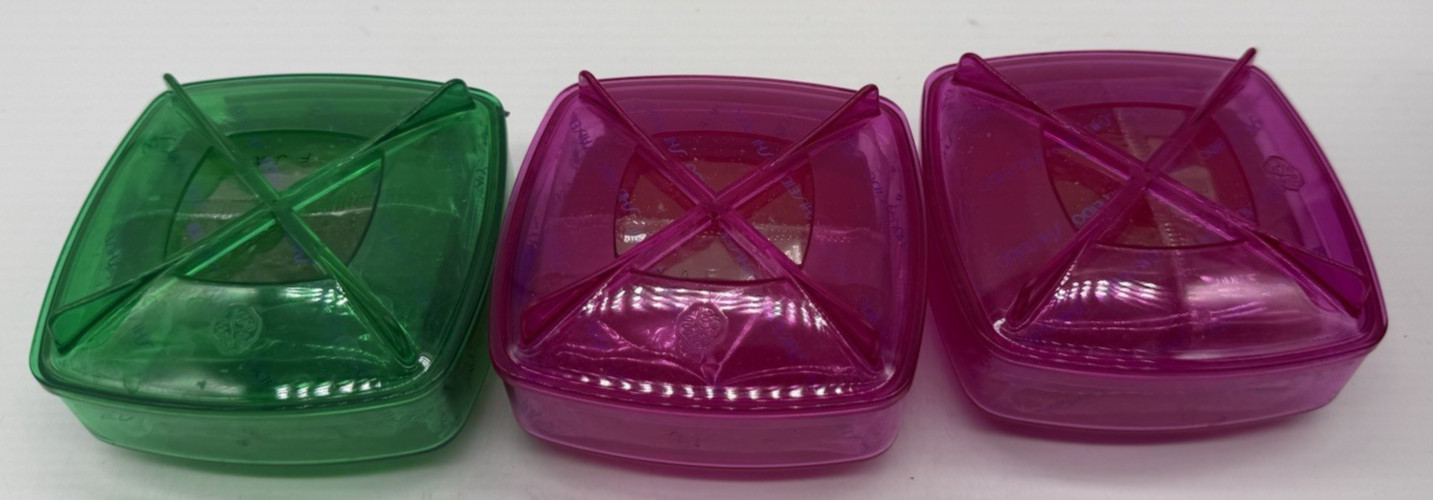 Vintage Shiseido Honey Cake Translucent Soap Japan Set Ruby Emerald
