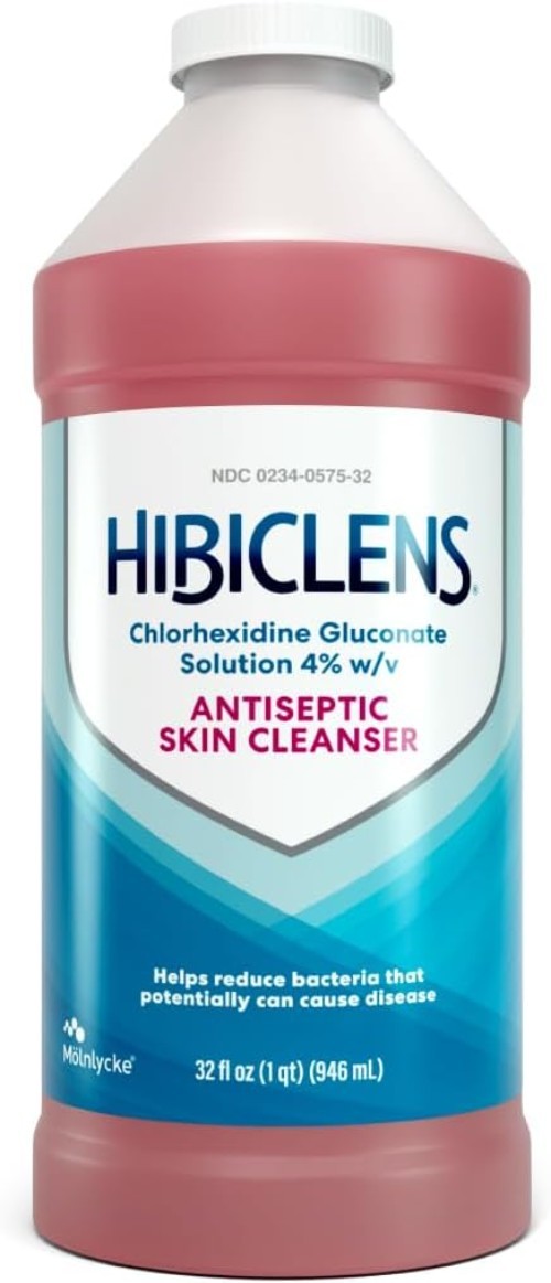 Gentle Antiseptic Skin Cleanser – Chlorhexidine 4% for Effective Germ Protection