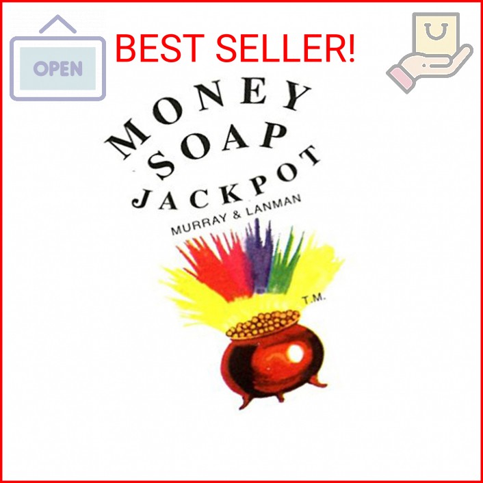 Murray & Lanman Money Soap Jackpot, 3.3 oz, 95 g, Novelty Bar Soap for Good Luck