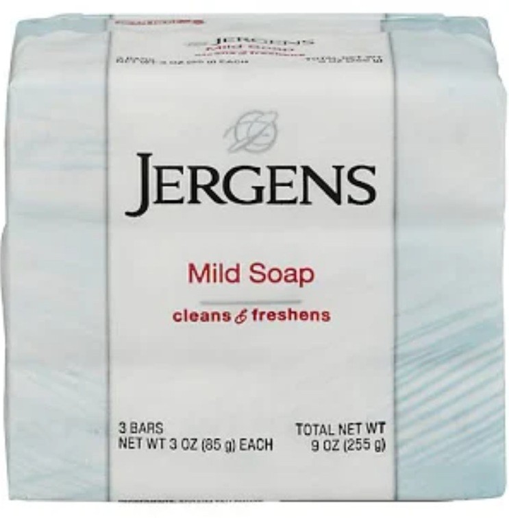 Jergens Mild Soap Cleans & Freshens – 3 Bars – 3oz Each (9oz total)
