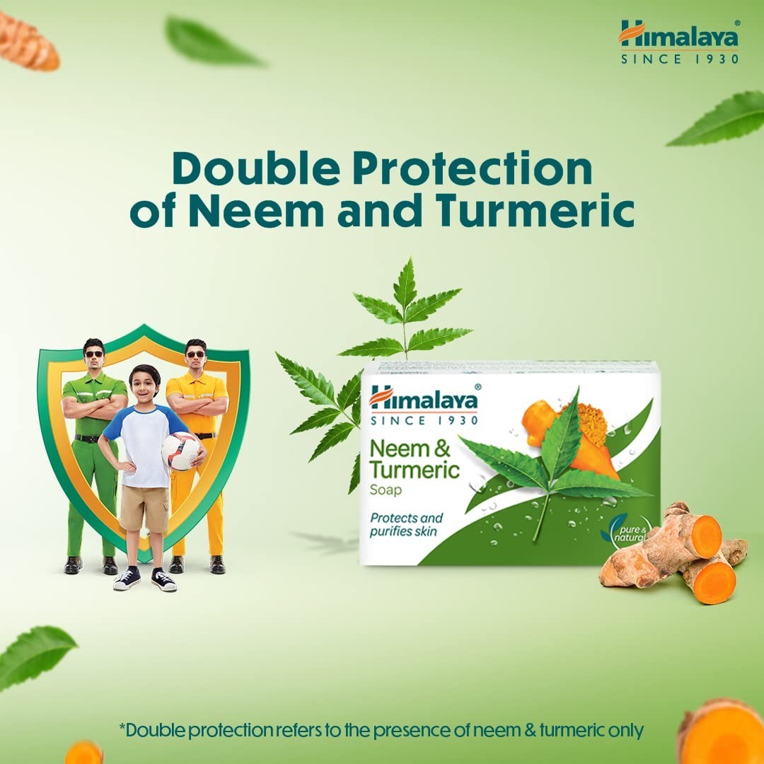 Himalaya Herbals Neem and Turmeric Soap, 125gm (Pack of 2) Health & Beauty