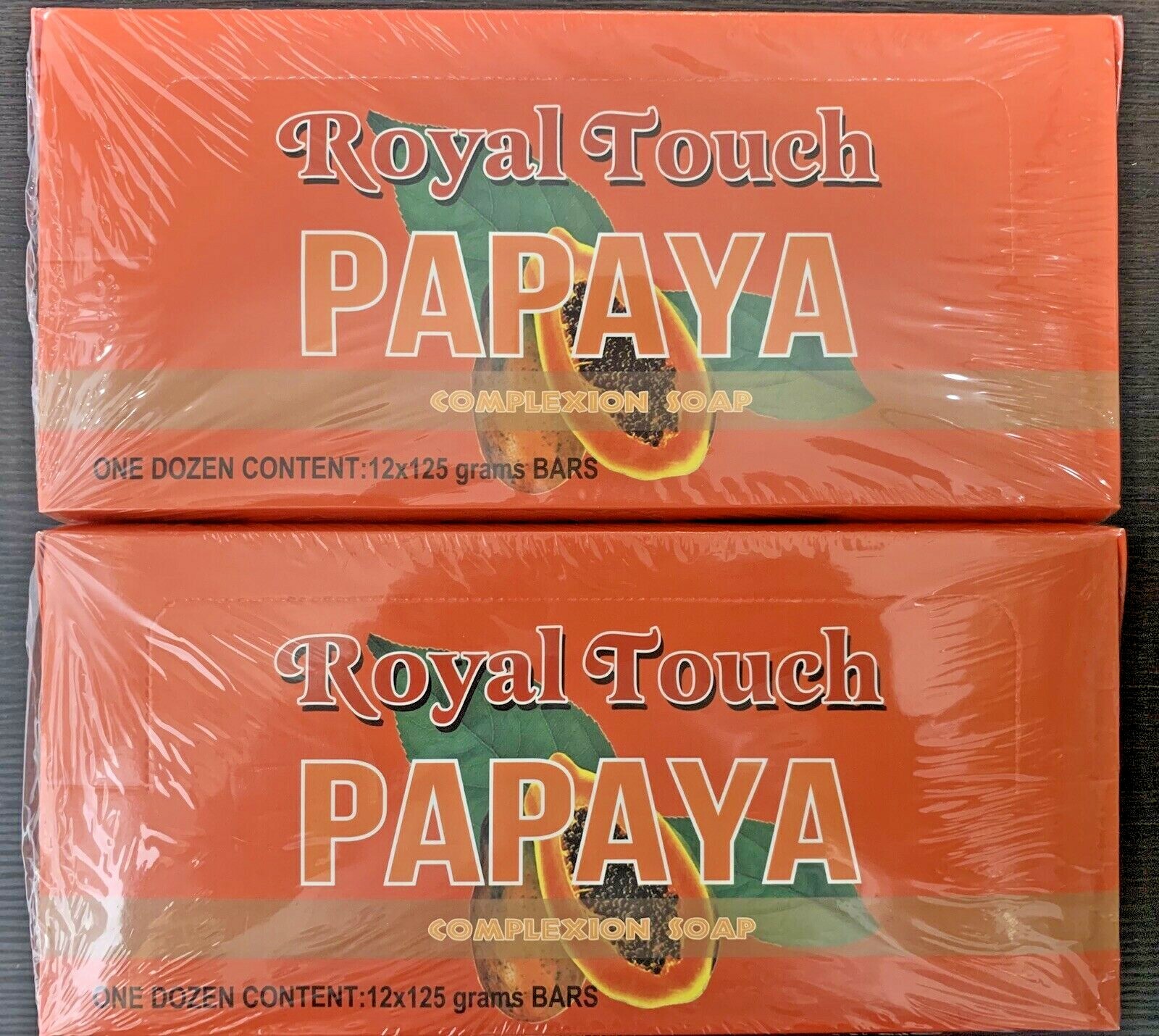PACK OF 24 Royal Touch PAPAYA Soap Complexion 125g / 4.41 Oz EACH FREE SHIPPING