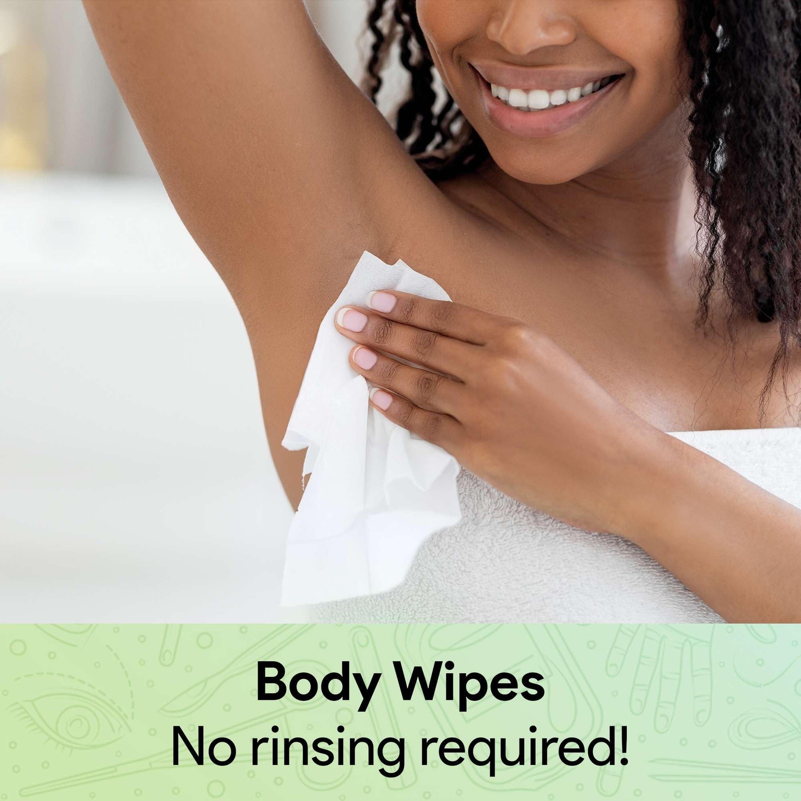 XL Adult Body Wipes Travel Cleansing Wipes 10×10 Large 40 Pack