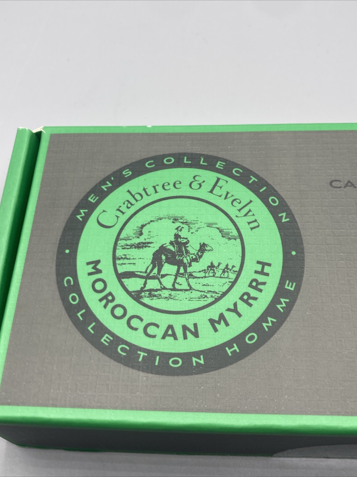 Crabtree & Evelyn Men’s Collection Moroccan Myrrh Body Bar Soap 3x 5.29 oz NIB