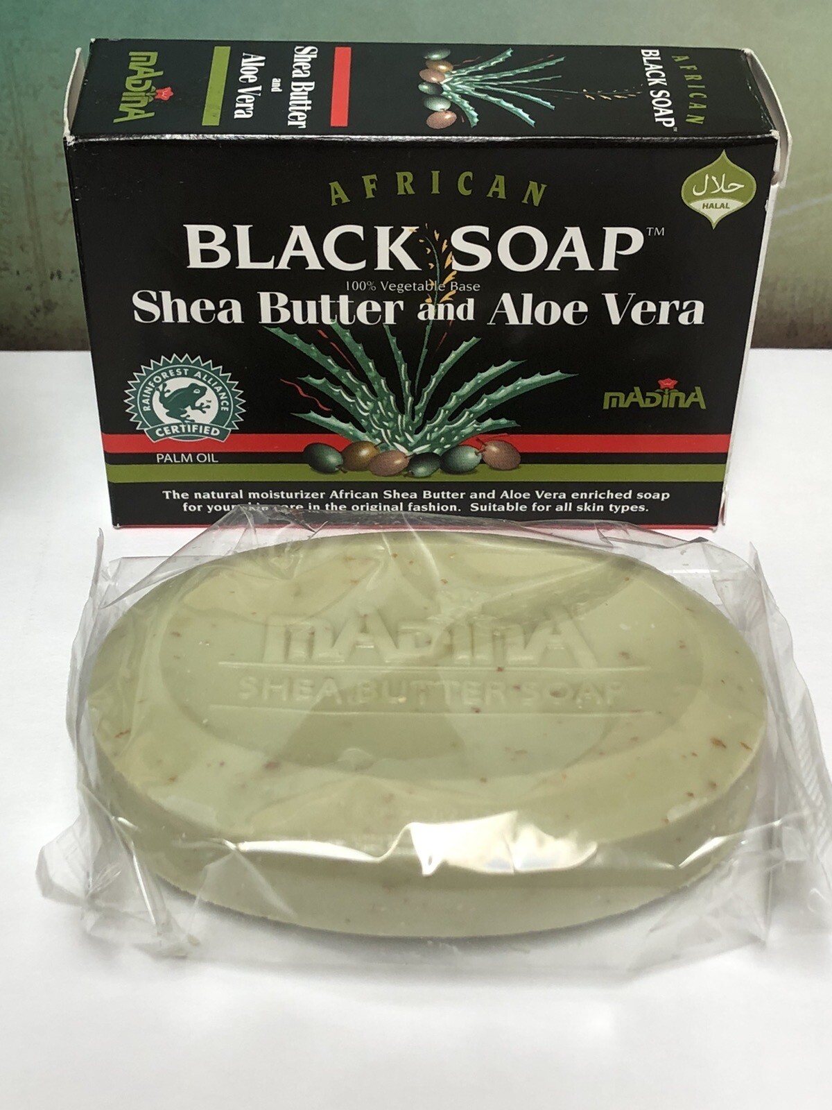 African Formula Black Soap Shea Butter and Aloe Vera 3.5 oz ~ NIB