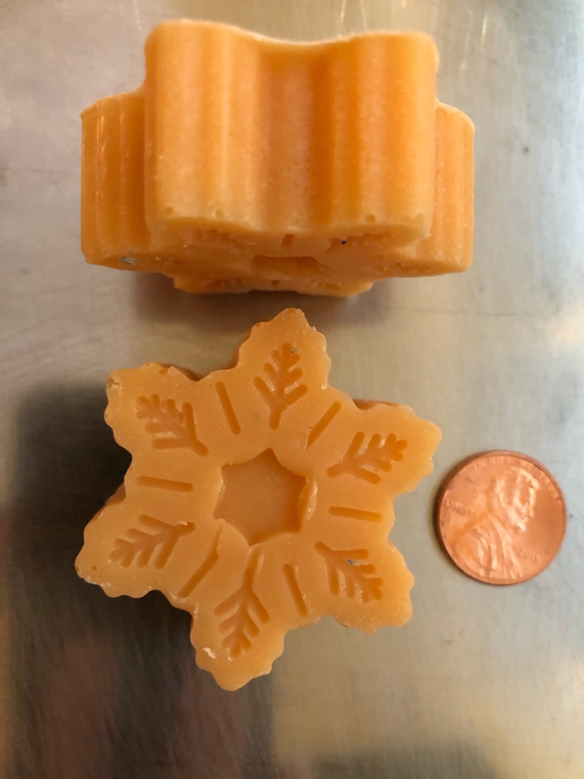 Coworker Birthday Bridal Party Shower Handmade SOAP Snowflakes Dif Colors Scents