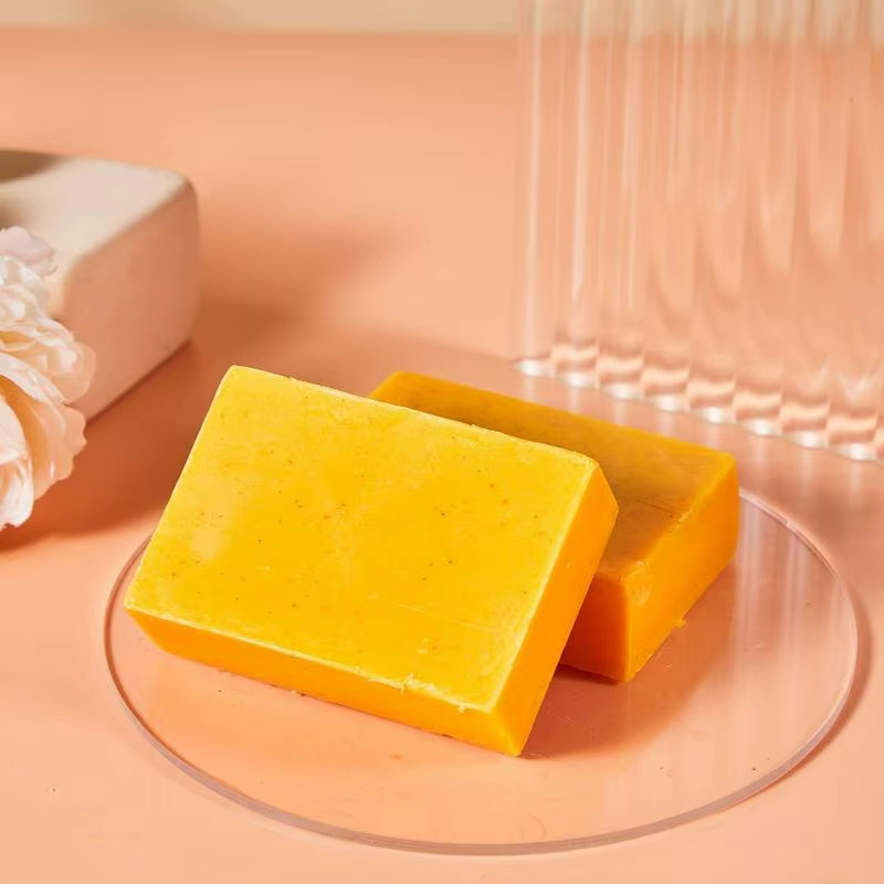 Turmeric Hand Made Soap, Lemon Kojic Acid Soap, Shower and Facial Soap