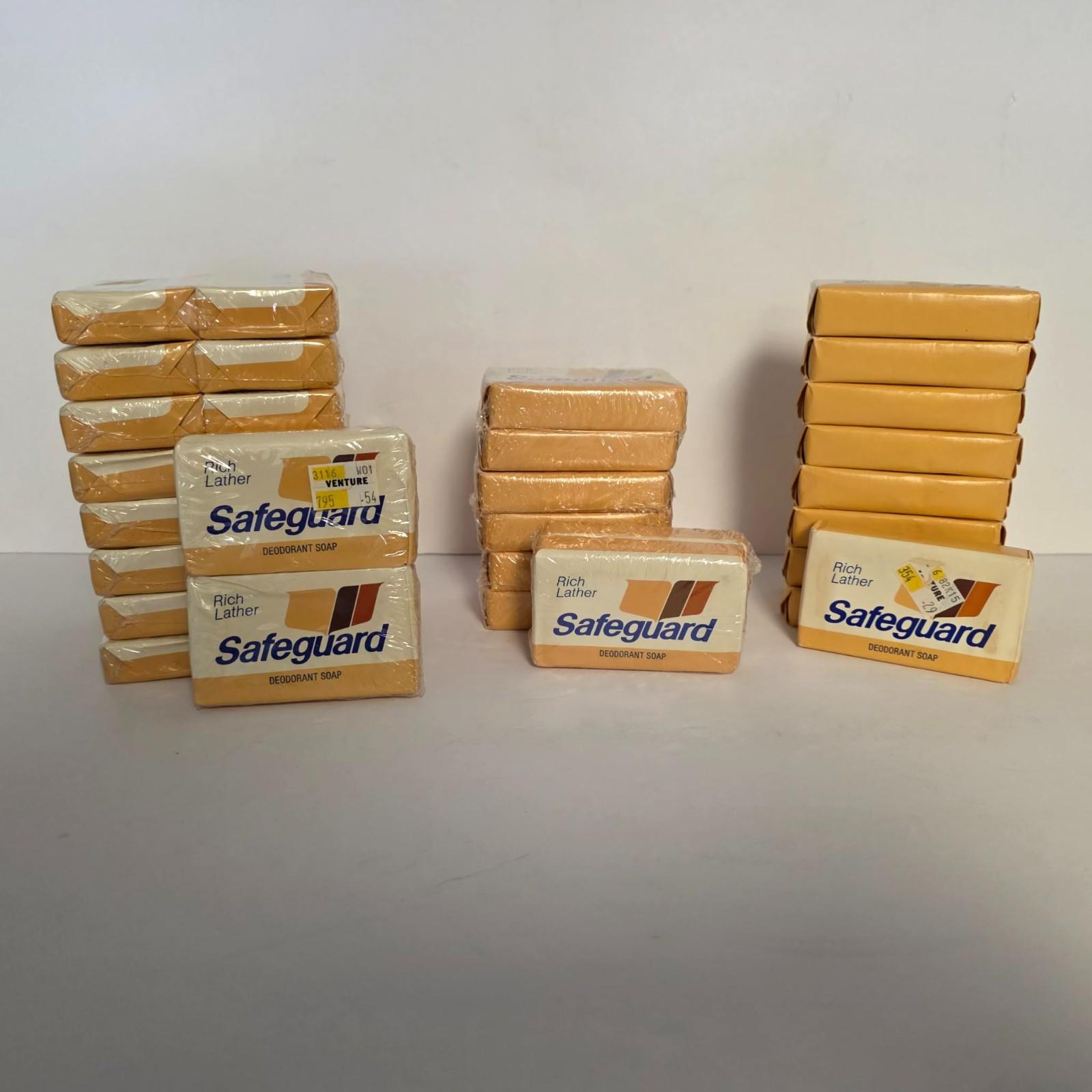 Vintage P&G Rich Lather SafeGuard Deodorant Soap Lot Travel Size Movie Props NOS