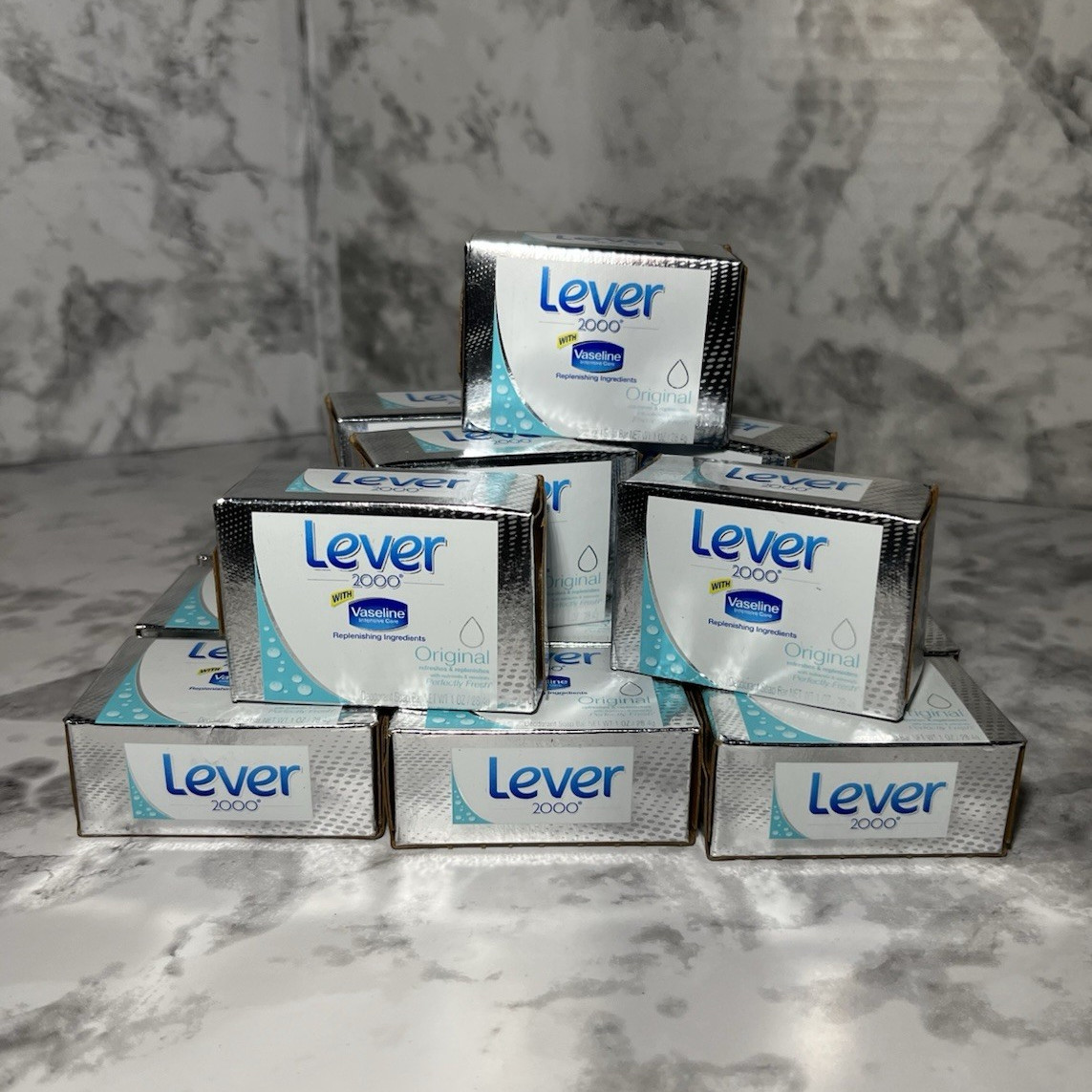 15pack Discontinued NOS Lever2000Original Deodorant Soap Bar with Vaseline1 oz