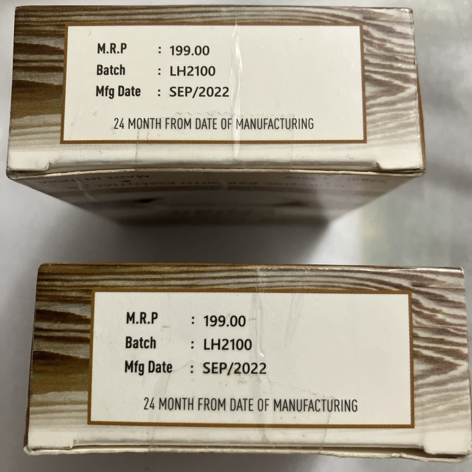JK Aroma Soap Handmade Soap Cedar Scented RARE! 95 Gmail/3.35 oz. Bars X2