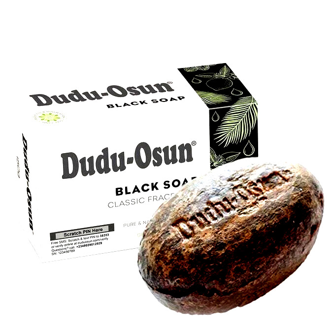 DUDU OSUN AFRICAN BLACK SOAP Tropical Natural Herbal Raw Bars 3(PACK)