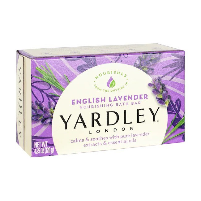 Yardley London English Lavender Nourishing Bath Bar Soap Lavender 4.25 oz