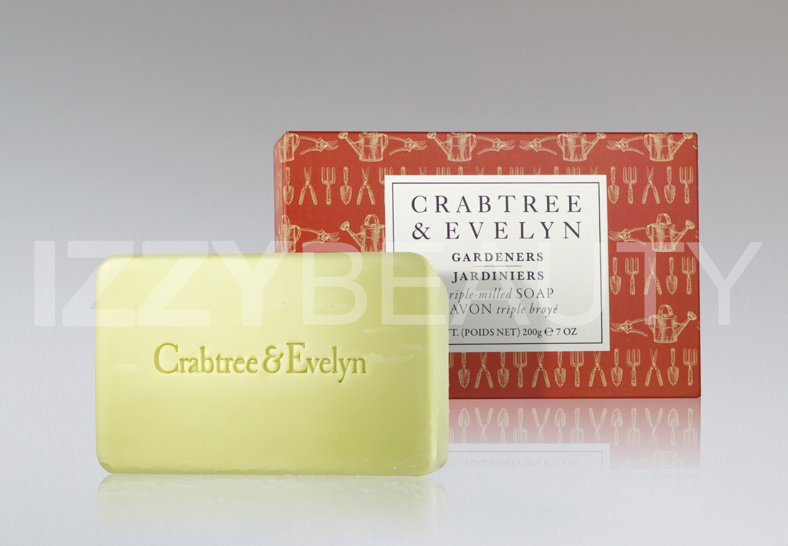 Crabtree & Evelyn Gardeners Bar Soap Triple Milled 7 Oz Full Size Bar