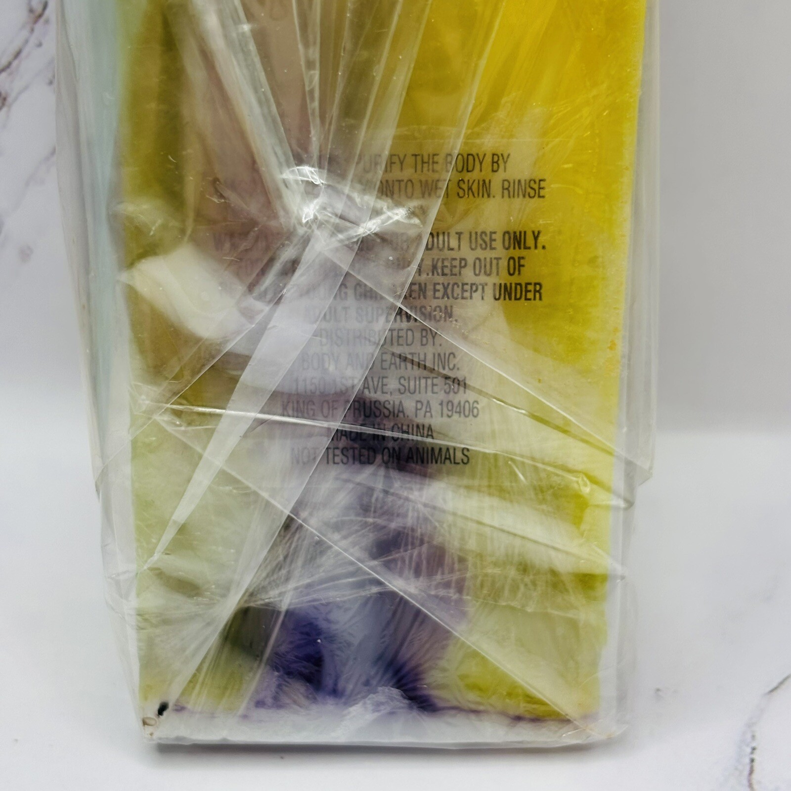 Body & Earth Lavender Sleep Potion Handmade Soap 2 Piece Bath Set New in Package