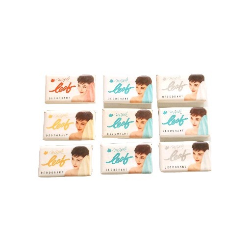 9 Maple Leaf Vintage Soap Bars Travel Size – NEW – Made In Canada, 1960s