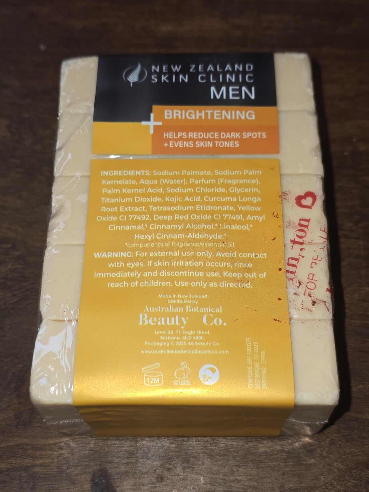 New Zealand Skin Clinic Kojoc Acid & Tumeric Body Soap – 5 Pack (500g)