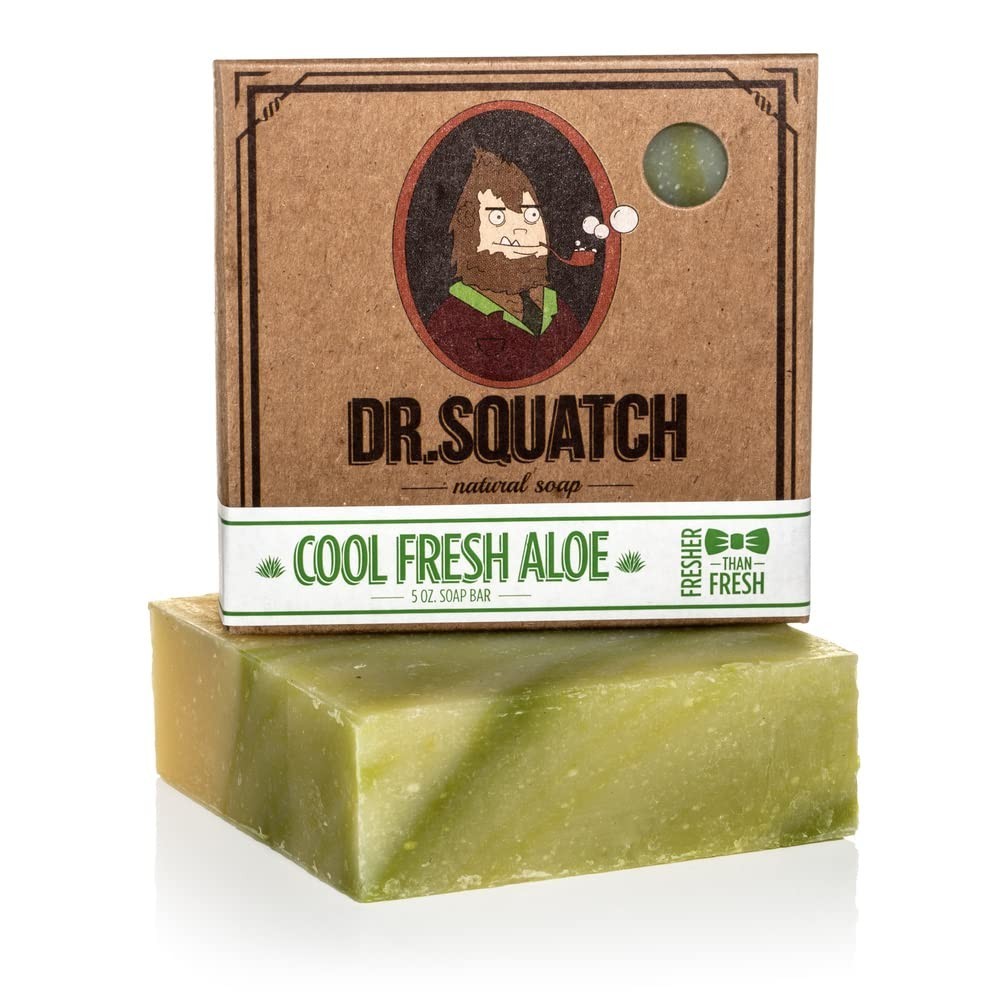5oz All-Natural Cool Fresh Aloe Soap – Gentle Exfoliating for Sensitive Skin