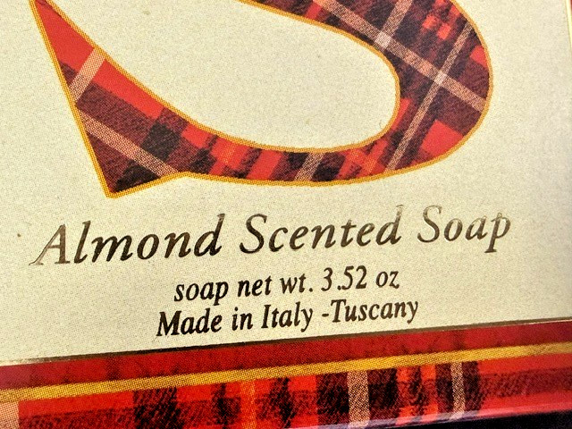 Saponificio Artigianale Fiorentino Almond Scented Soap 3.52 Oz “S” Made in Italy