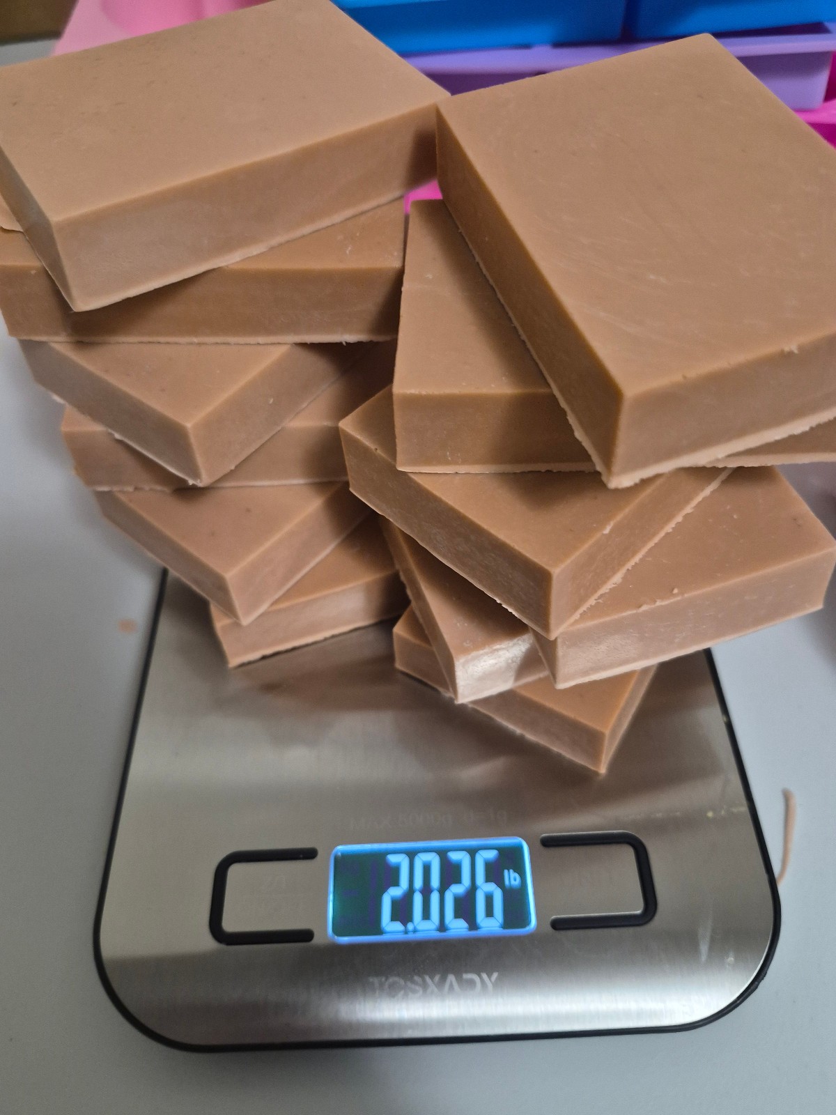 Vanilla handmade soap 12 bars