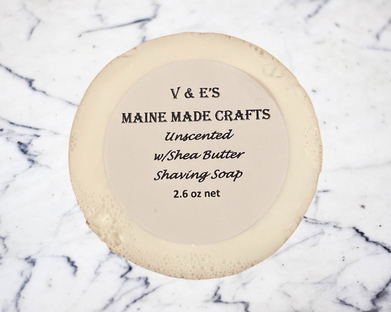 Glycerin shaving soap – Unscented with Shea Butter