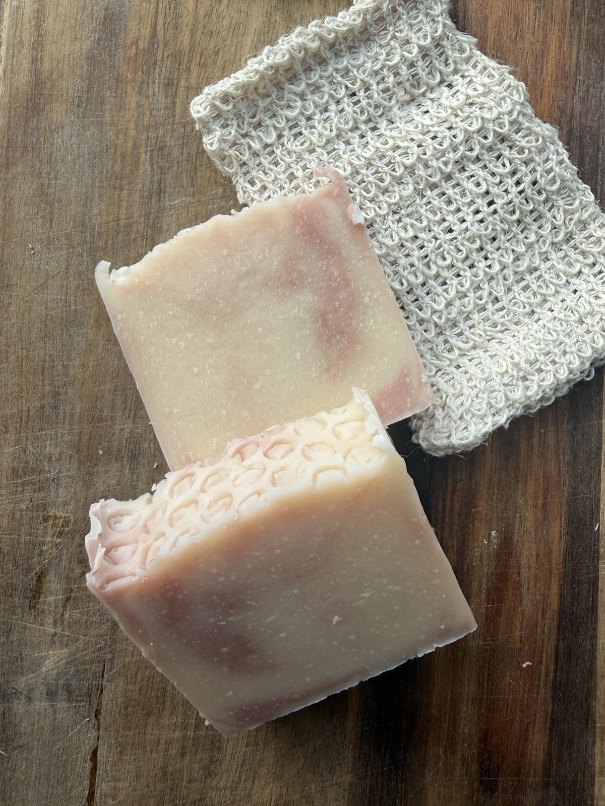 Cedarwood Goat Milk & Tallow Swirl Body Bar Soap for Body & Hands
