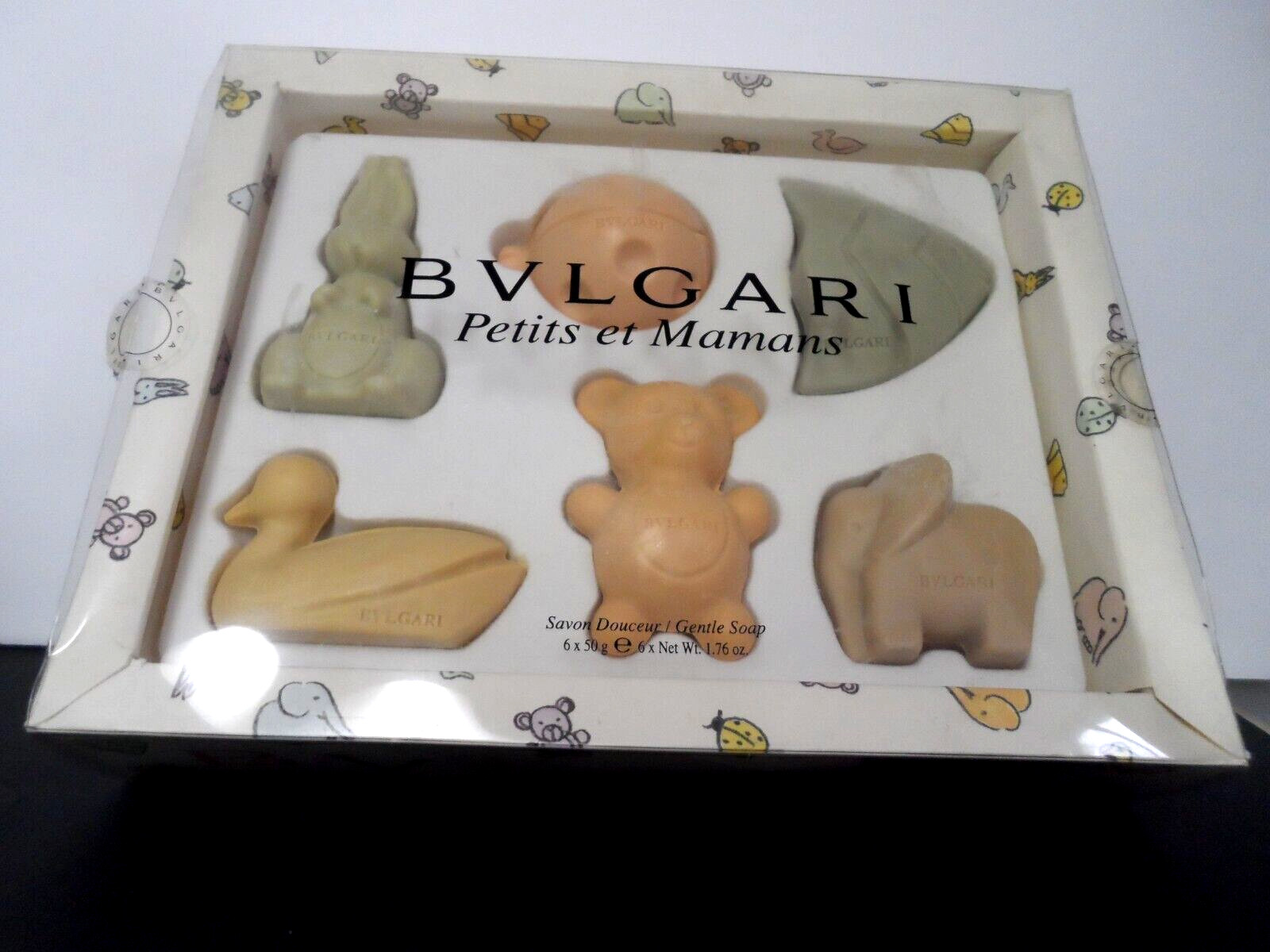 Bvlgari Petits et Maman Gentle Soap SET 6 x 1.7 oz / 50 g New In Box Discontinue