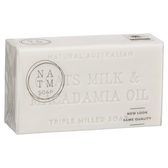 NATM~Tripled Milled Soap~7oz~Goat’s Milk~Lavender~Manuka Honey~Oatmeal~NIP