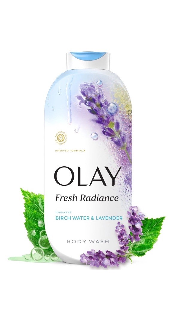 Olay Body Wash for Women, Fresh Radiance, 24/7 22 Fl Oz (Pack of 1), White