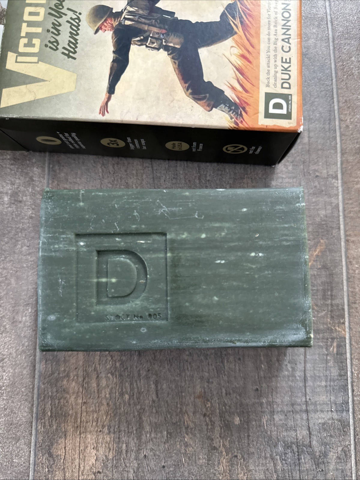 Duke Cannon New 10 oz Big Ass Brick of Soap Made in USA Smells Like Victory