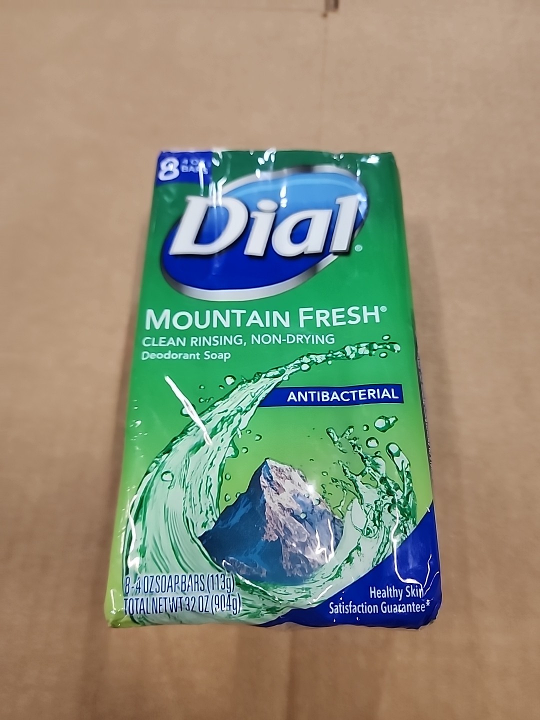 Dial Antibacterial Bar Soap Mountain Fresh Deodorant 4oz (8 Pack) DISCONTINUED