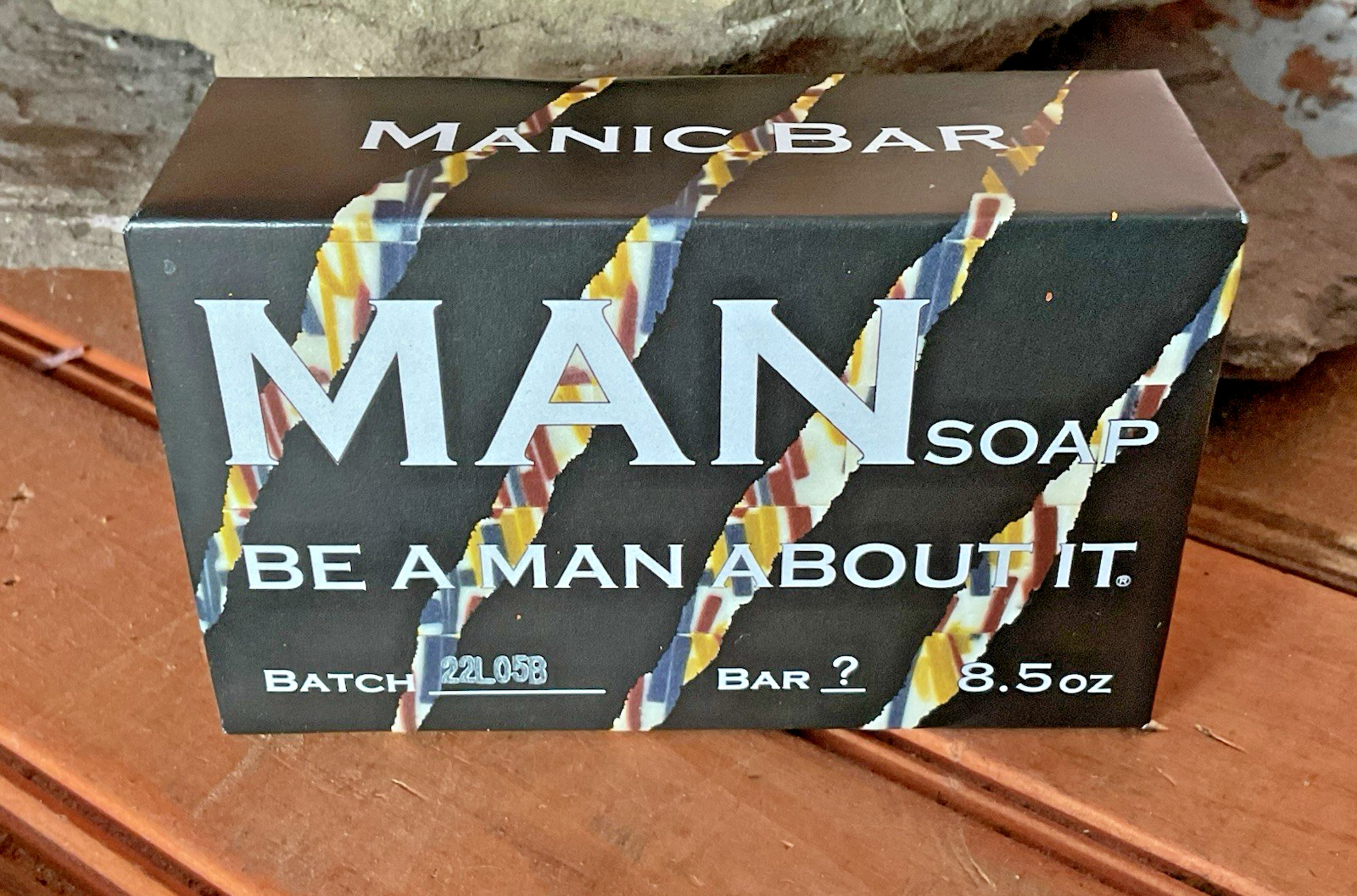 Small Batch “Manic Bar” Handcrafted “Be a Man About it” Soap…Ships Free!
