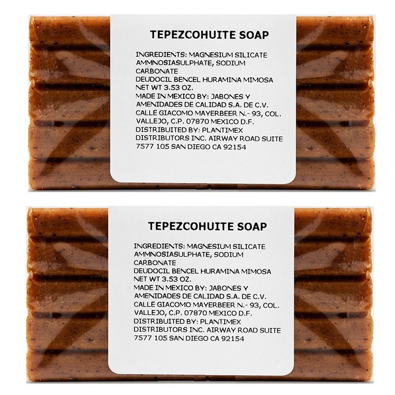 Tepezcohuite Soap 100% Natural, Great for Acne, Eczema, Scars, Burns 3.63oz