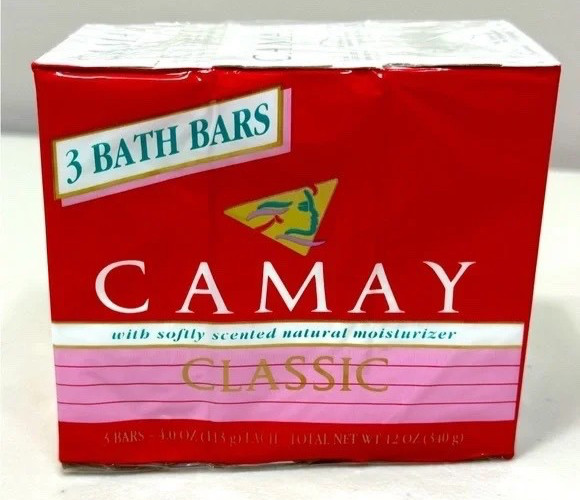 Camay Soap Pink Classic Softly Scented Beauty Bar Pack of 3 P&G – Discontinued