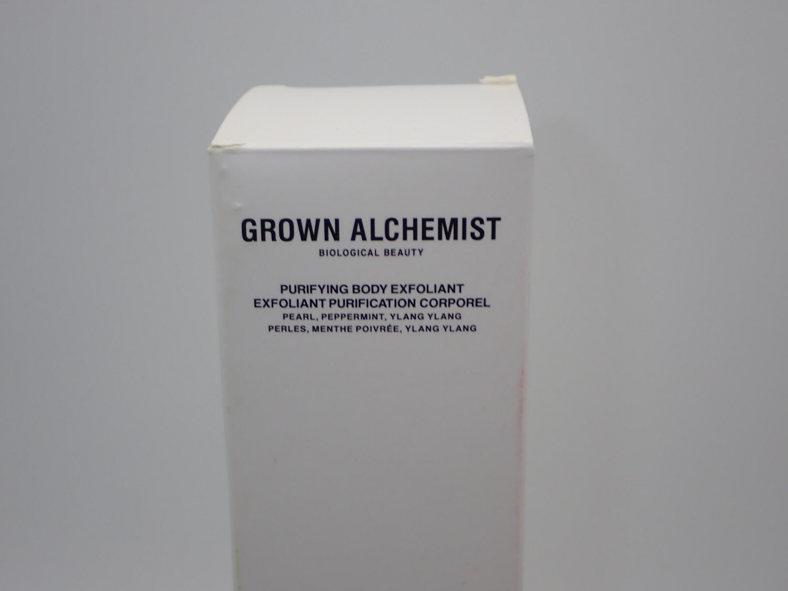 GROWN ALCHEMIST Purifying Body Exfoliant w/ Pearl, Peppermint, & Ylang Ylang NIB