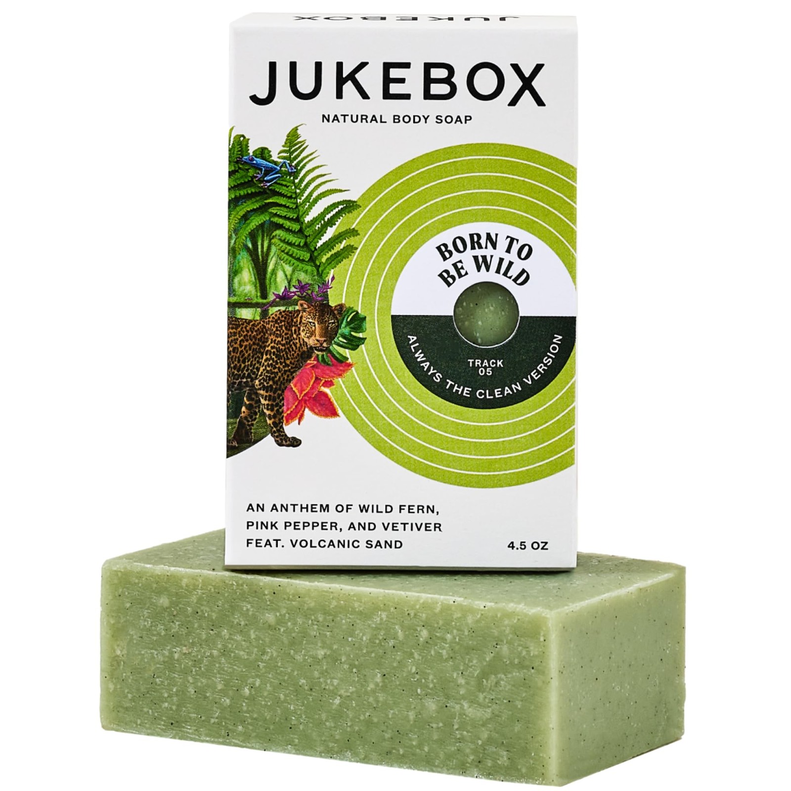 JUKEBOX Soap,Born to Be Wild Scent, Natural Bar Soap 4.5 Ounce (Pack of 1)