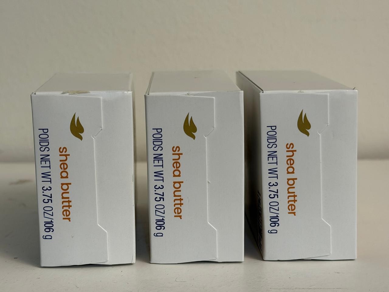 Dove Shea Butter Beauty Bar Soap Moisturizing Cream 3.75oz Each Pack Of 3