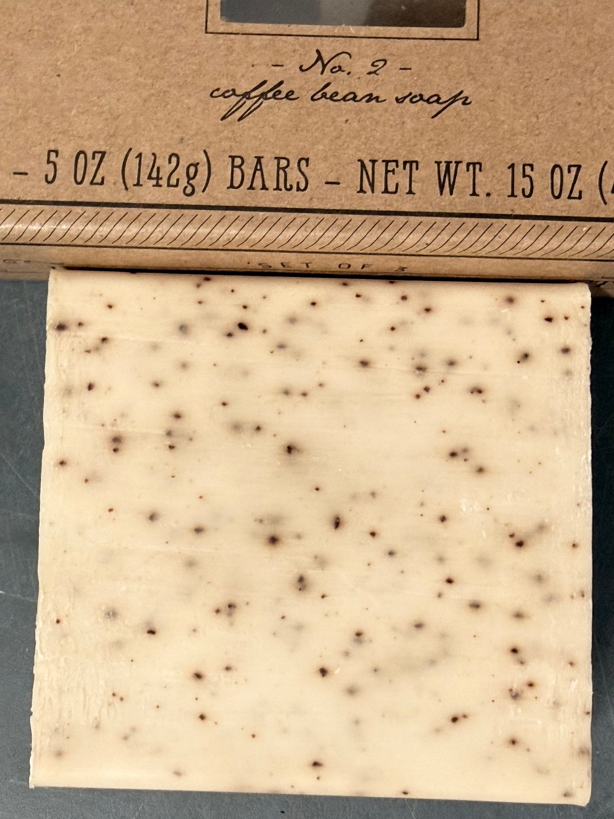 4 SETS Trader Joe’s Hand Crafted Charcoal, Coffee Bean Lavender Bar Soap 069042