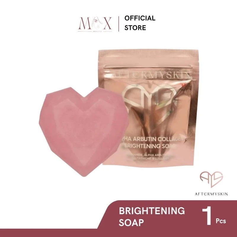 AfterMySkin Alpha Arbutin Brightening Soap Skin Whitening Cleansing Bar Pack