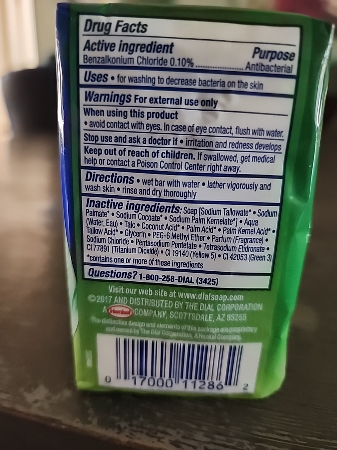 Dial Mountain Fresh Antibacterial Deodorant Bar Soap, 4oz, 6ct | NOS | Sealed