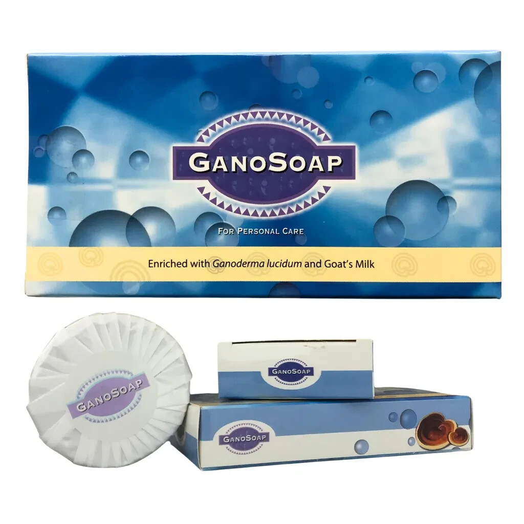 GANO EXCEL SOAP ENRICH GANODERMA & GOAT MILK ( 2 BAR PER BOX )