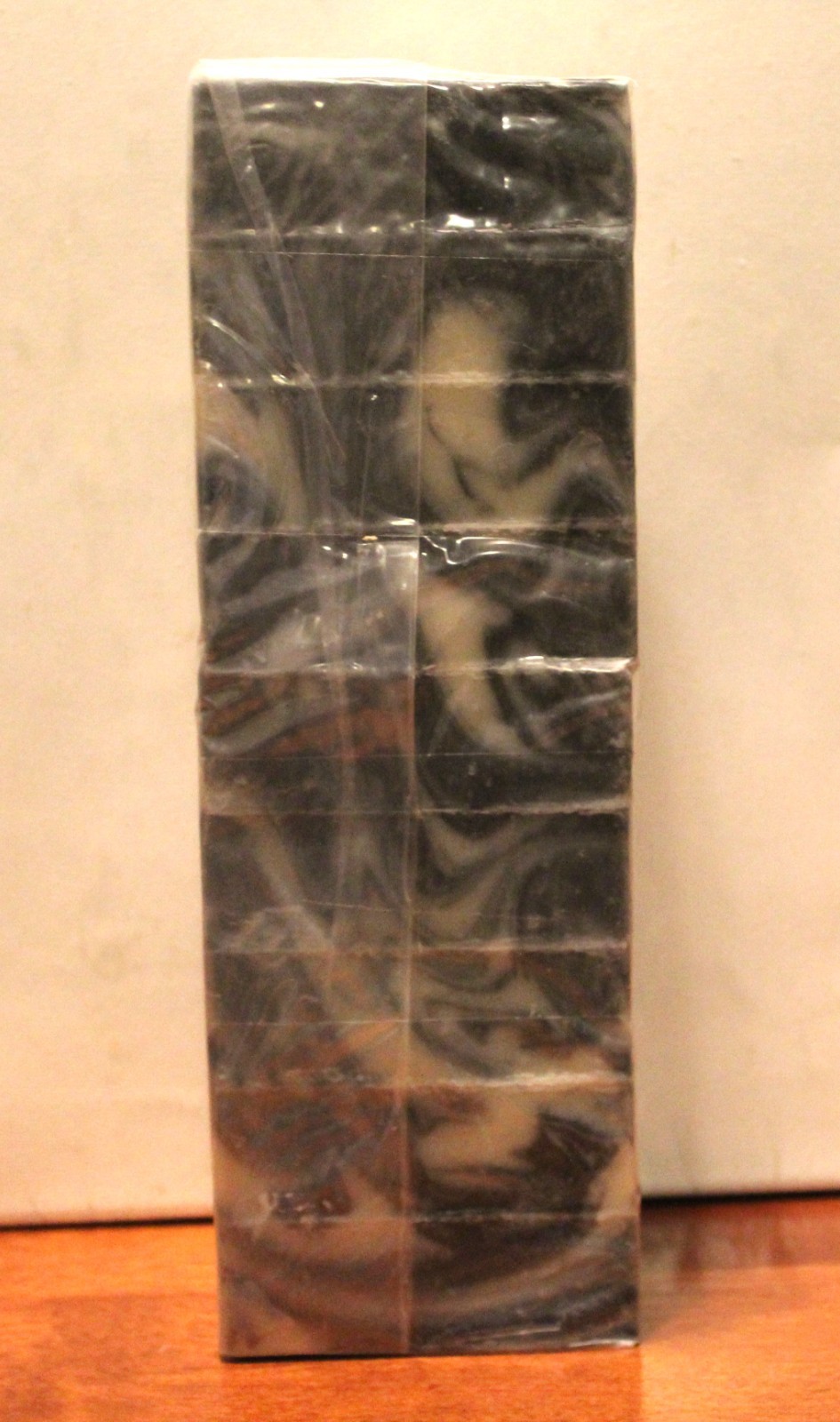 Black Forest Cold Processed handmade soap loaf, 9 precut bars