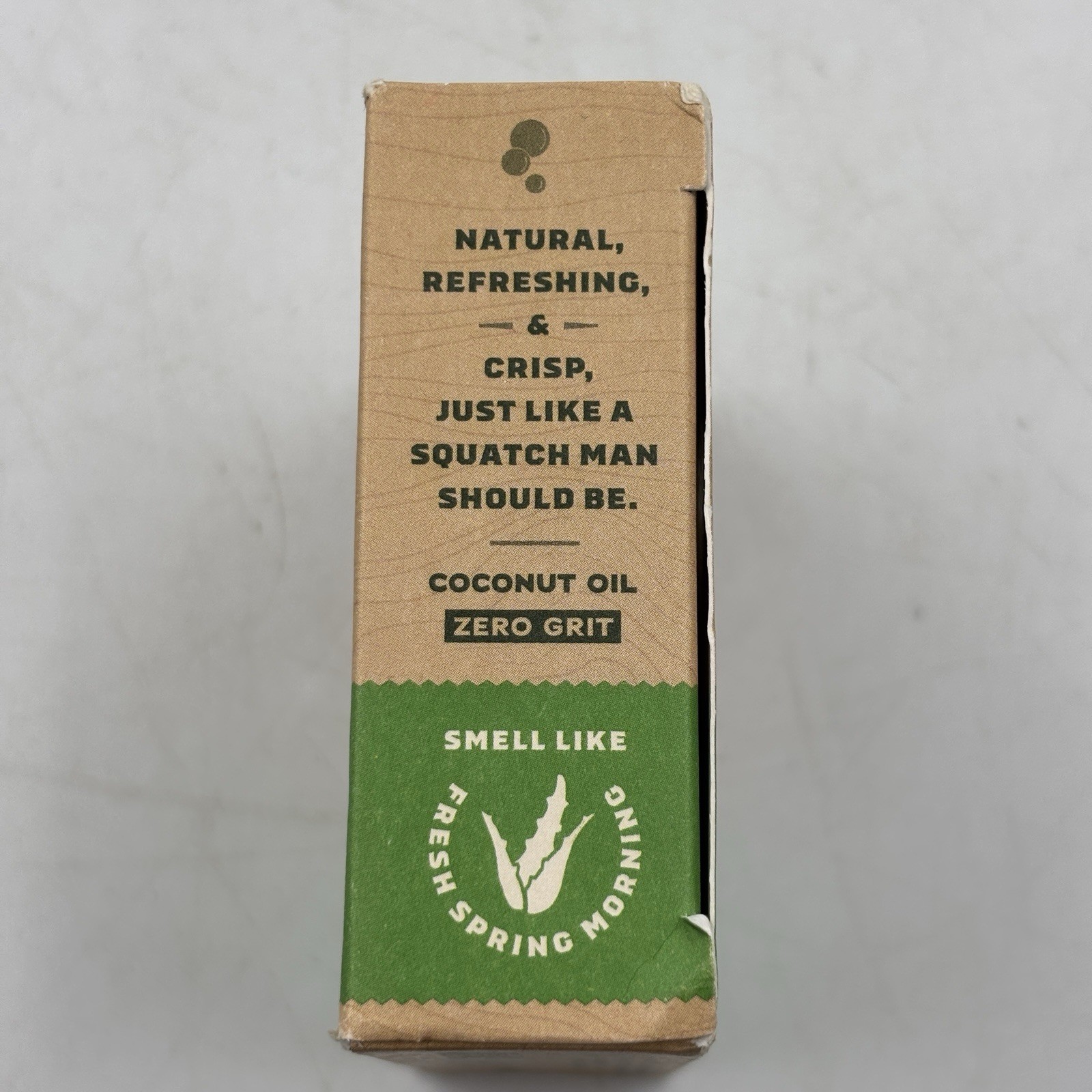 Dr. Squatch Cool Fresh Aloe Natural Soap Bar Zero Grit 5oz Stocking Stuffer