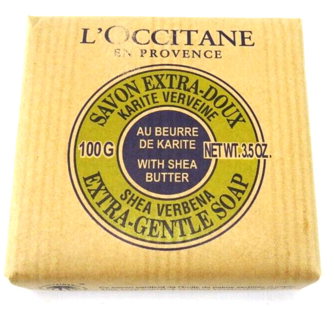 L’Occitane En Provence Shea Butter Extra Gentle Verbena Soap – 3.5 oz – New