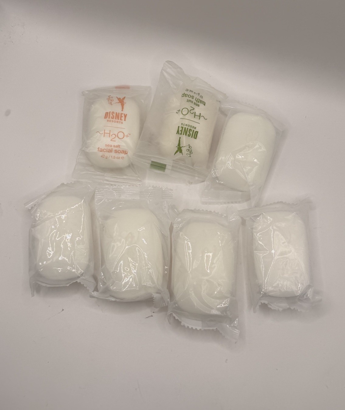 New Disney Parks H20+ Sea Salt Facial/Body Soaps 1.5 oz Mixed Lot(7) Travel Bars