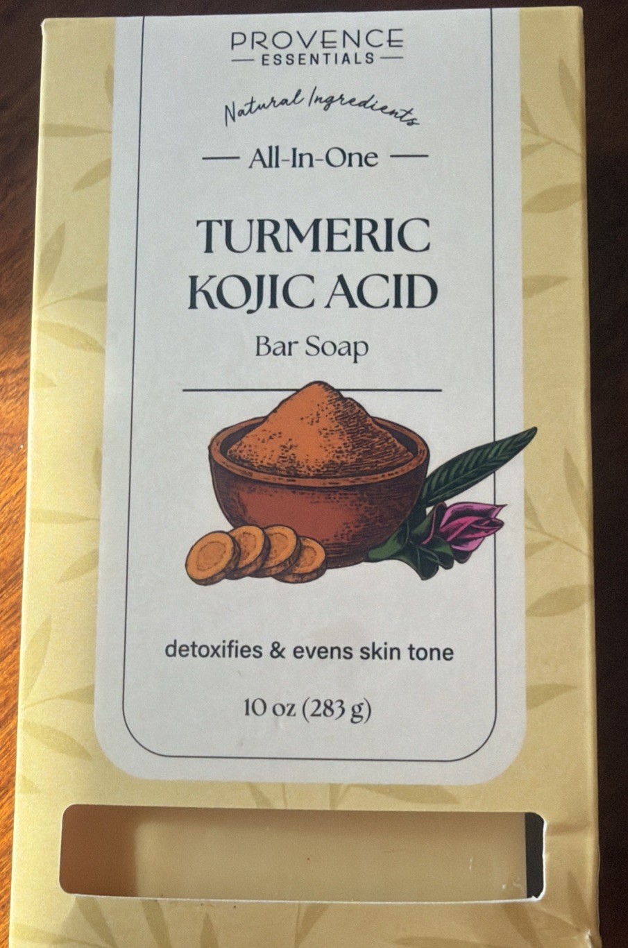 PROVENCE ESSENTIALS All-In-One Tumeric Kojic Acid Bar Soap (10oz) – NEW