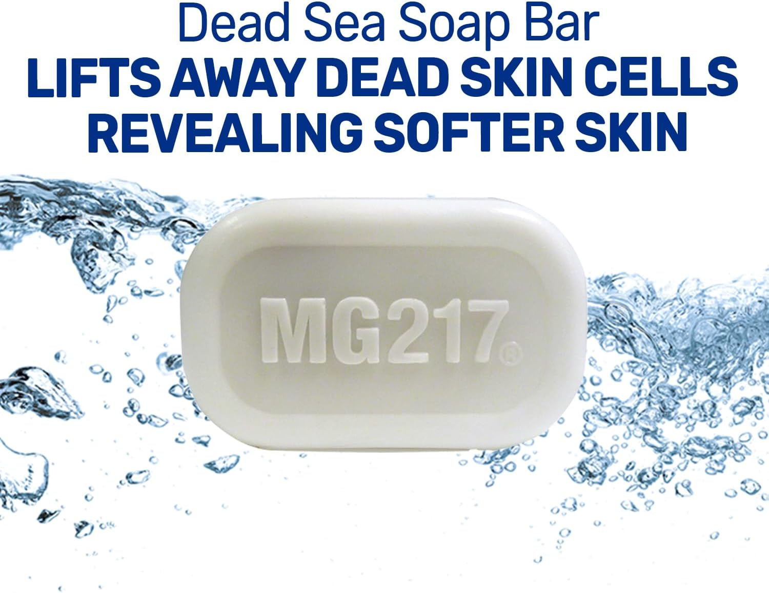 Psoriasis Dead Sea Exfoliating Bar Soap – Dead Sea Salt, Mud, Aloe Vera, Vitamin