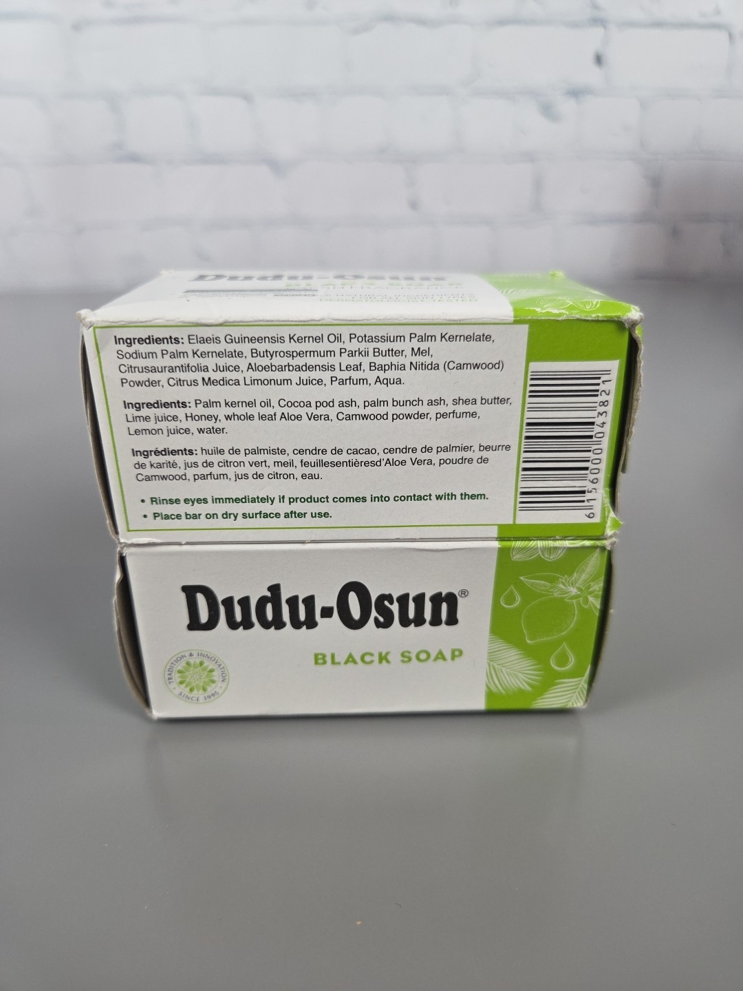2 Pk Dudu Osun Black Soap Made Nigeria [US Seller] 5 oz New Sealed Fresh Frag.