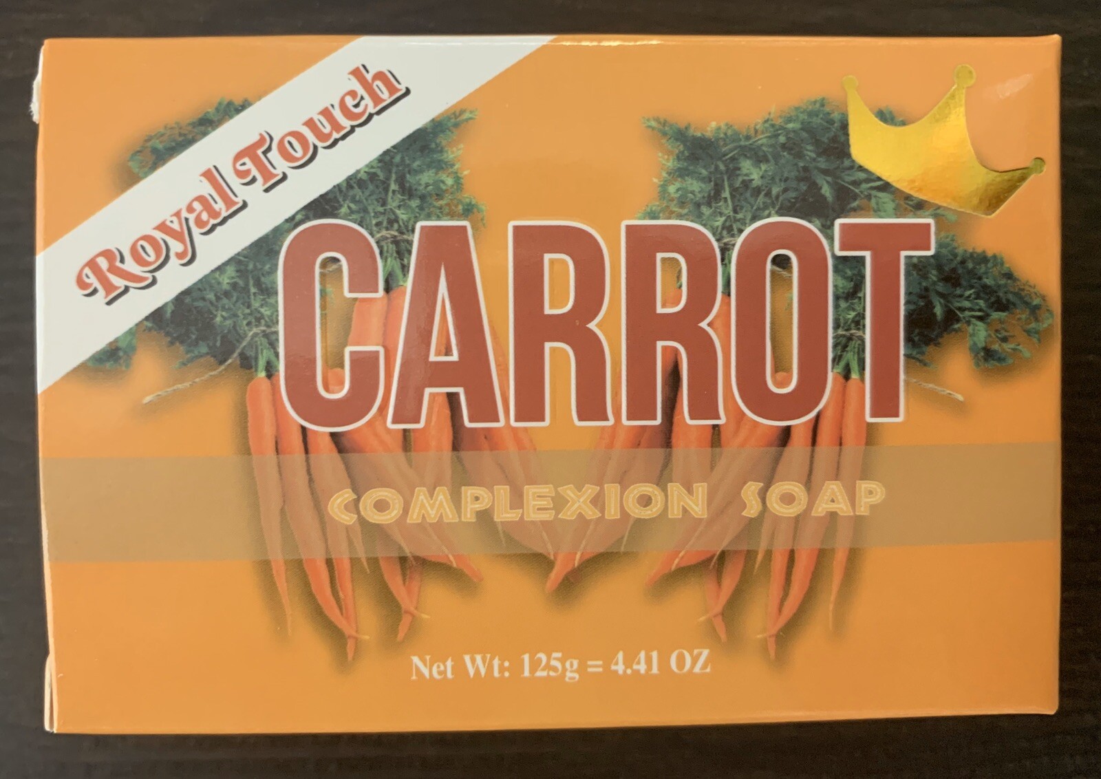 {12} Royal Touch Carrot Complexion Soap 125g / 4.41 Oz EACH FREE SHIPPING